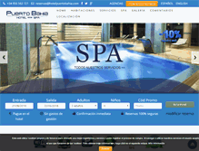 Tablet Screenshot of hotelpuertobahia.com